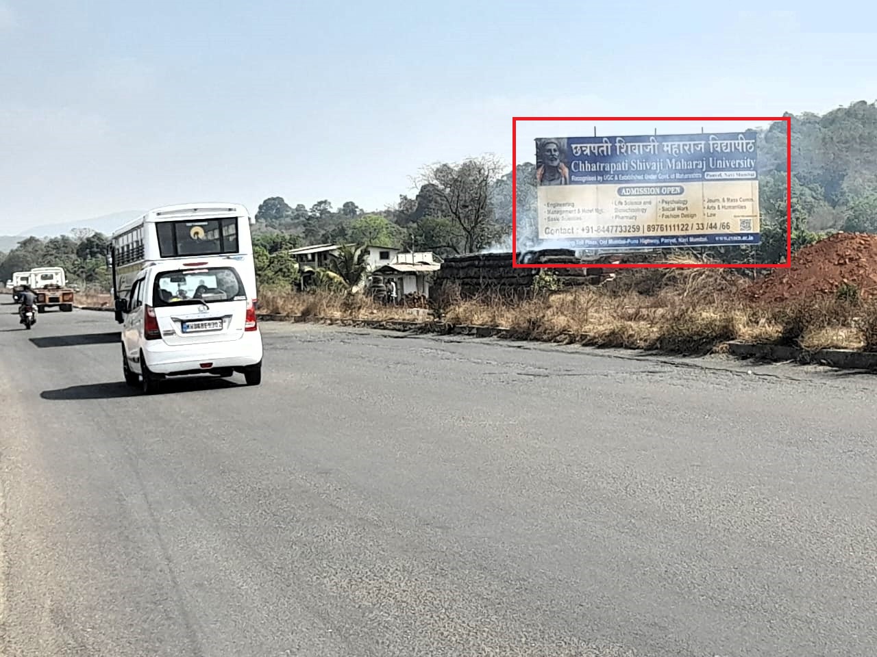 Mumbai Goa Highway hoarding